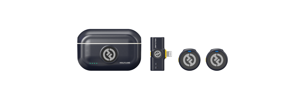 Hollyland LARK M2 - Wireless Lavalier Microphone | Mini Microphone