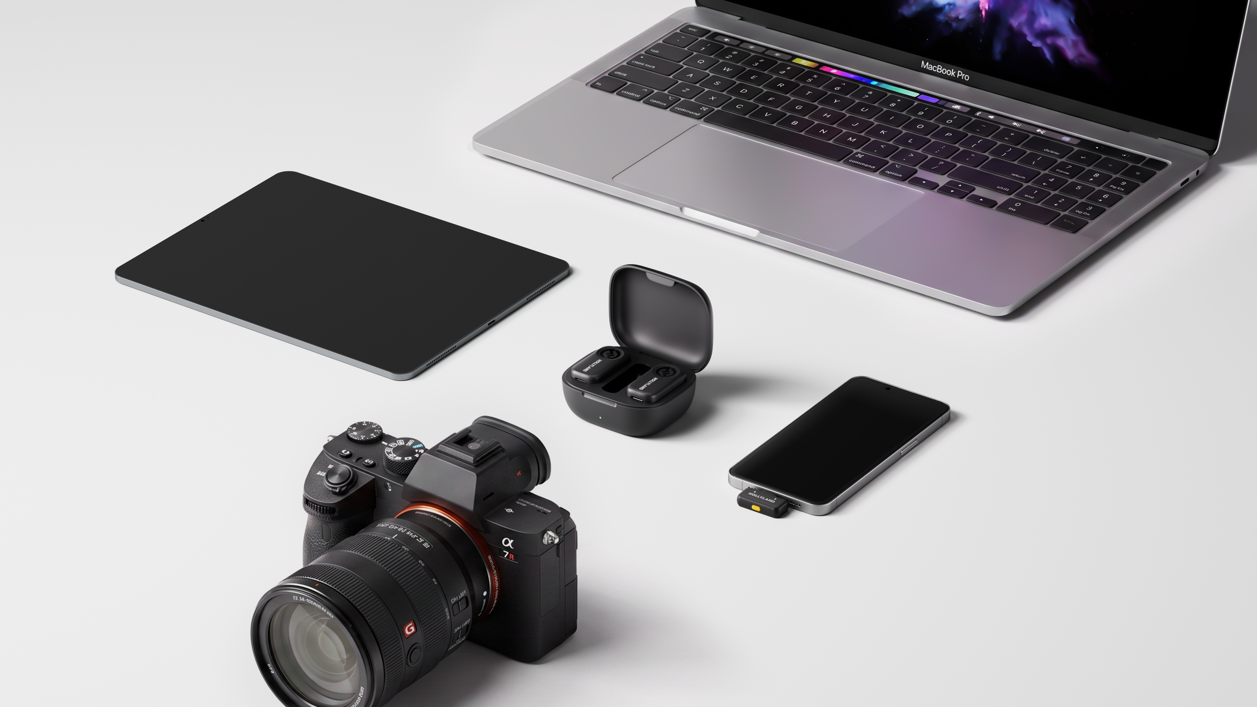 LARK A2 connected with cameras, phones, tablets, and computers