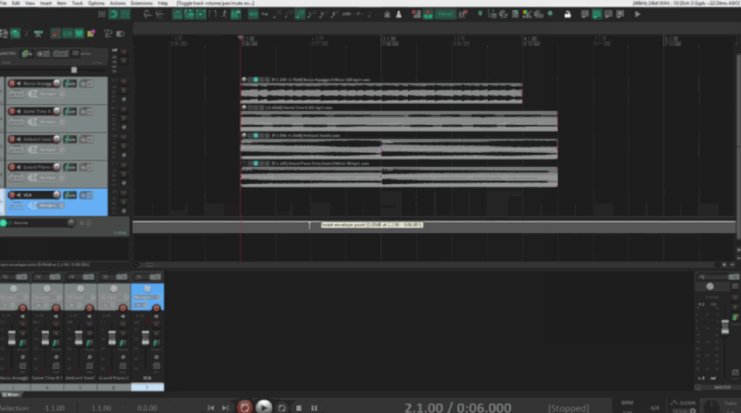 How to Add Fade In and Out in REAPER - Hollyland