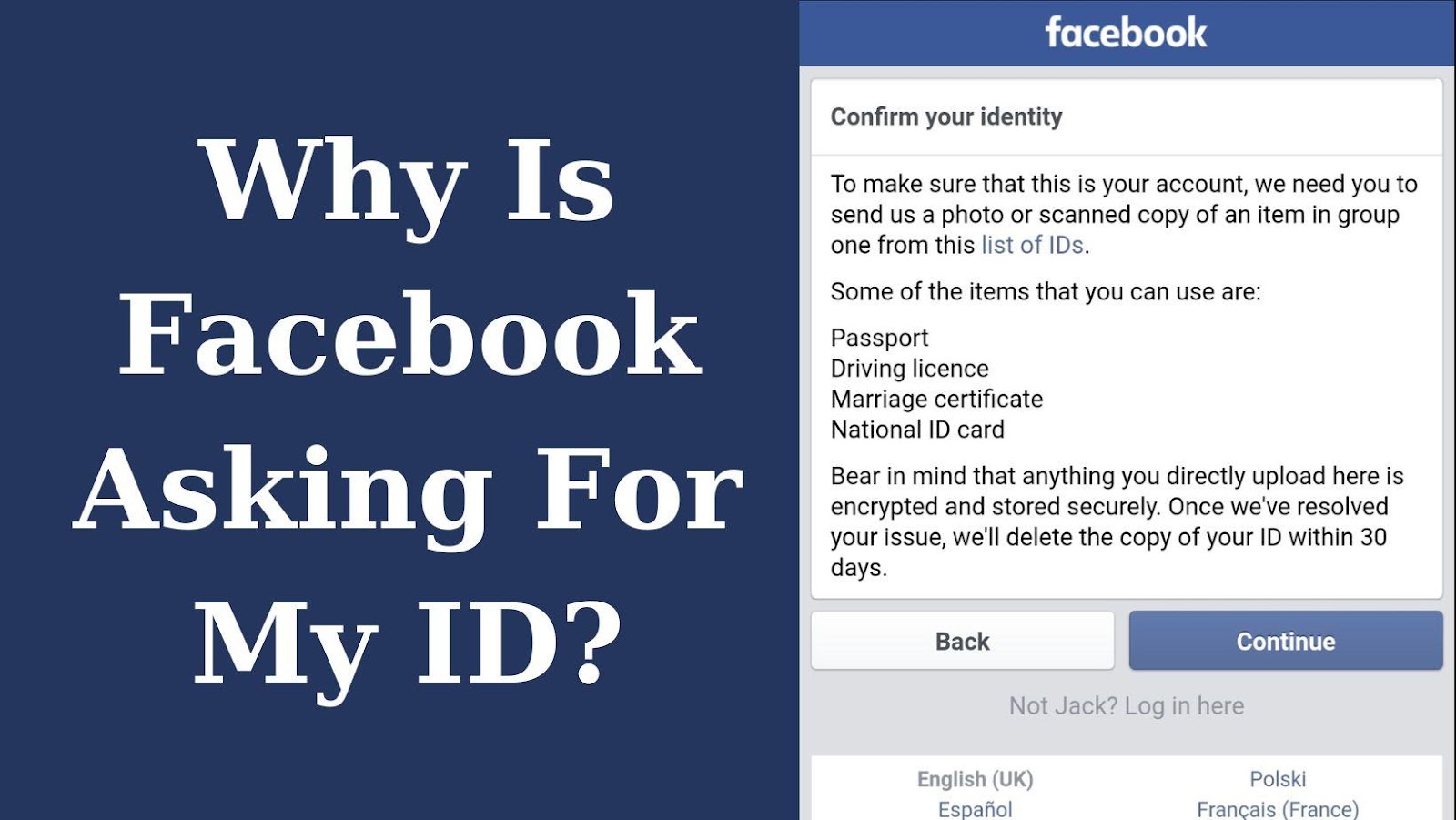 Why Is Facebook Asking For My ID? Hollyland